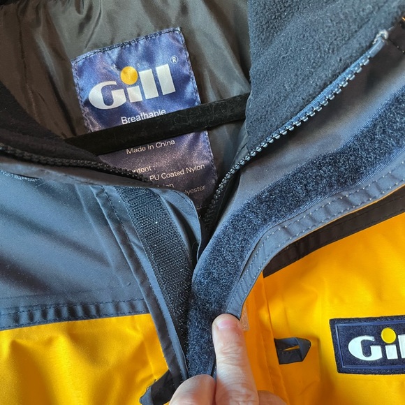 GILL Inshore Life Jacket Yellow Performance Sailing Coat Womens Size 8 - Picture 12 of 13